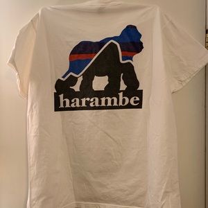 Harambe Tee Shirt, Pocket Tee, Short sleeve